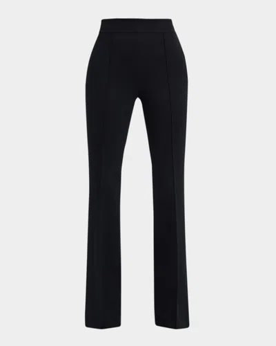 Helmut Lang Slim Ponte Bootcut Pants In Black