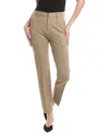 Helmut Lang Slim Ponte Pant In Brown