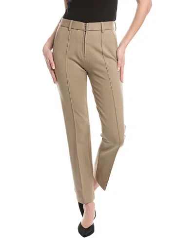 Helmut Lang Slim Ponte Pant In Neutral