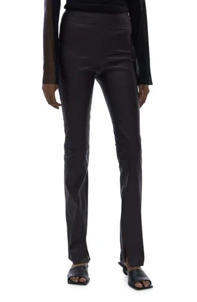 HELMUT LANG HELMUT LANG SLIT LEATHER PANTS
