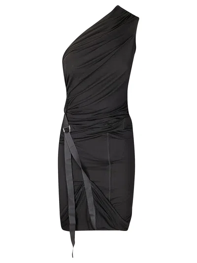 Helmut Lang Slvls Wind Dress.sof In Black