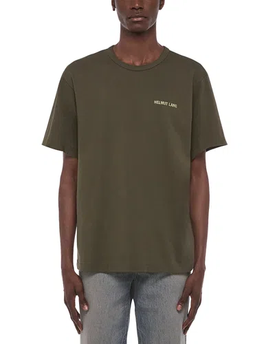 Helmut Lang Small Logo Tee In Green
