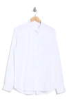 Helmut Lang Solid Stretch Button-up Shirt In White