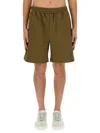 Helmut Lang Logo-print Cotton Shorts