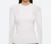 Helmut Lang Sport Top In White In Gray