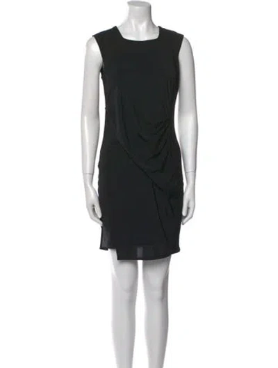 Pre-owned Helmut Lang Square Neckline Mini Dress