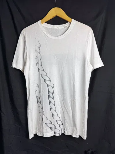 Pre-owned Helmut Lang Ss05 Rope Tees In White
