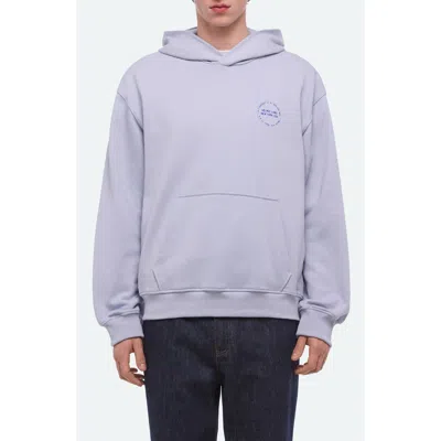 Helmut Lang Stamp Cotton French Terry Pullover Hoodie In Multi