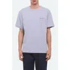 Helmut Lang Stamp Cotton Graphic T-shirt In Purple