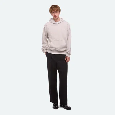 Helmut Lang Stamp Hoodie In Gray