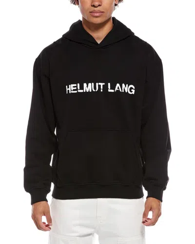 Helmut Lang Stencil Hoodie In Black
