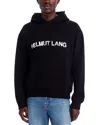 Helmut Lang Stencil Logo Hoodie In Black