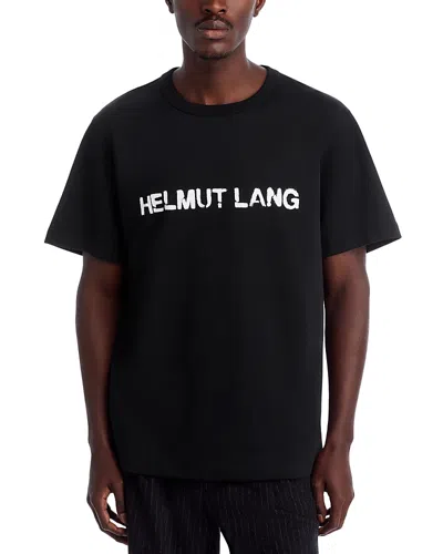 Helmut Lang Stencil Logo Tee In Black