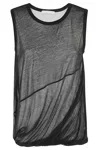 Helmut Lang Women's Bubble Cotton Knit Tank In Black