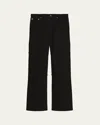 Helmut Lang Straight-leg Carpenter Jeans With Zips In Black