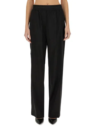 Helmut Lang Straight Leg Pants In Black