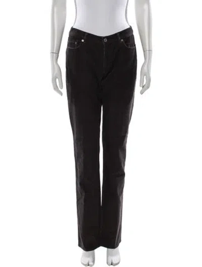 Pre-owned Helmut Lang Straight Leg Pants In Black