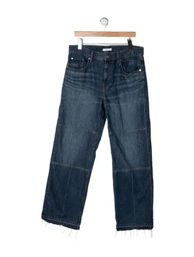 Pre-owned Helmut Lang Straight Leg Pants In Blue