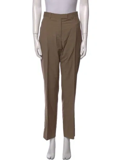 Pre-owned Helmut Lang Straight Leg Pants In Brown
