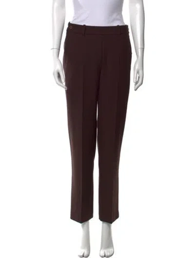 Pre-owned Helmut Lang Straight Leg Pants In Brown