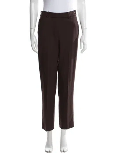 Pre-owned Helmut Lang Straight Leg Pants In Brown