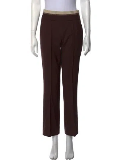Pre-owned Helmut Lang Straight Leg Pants In Brown