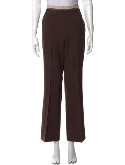 Pre-owned Helmut Lang Straight Leg Pants In Brown