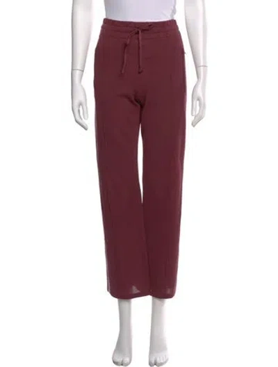 Pre-owned Helmut Lang Straight Leg Pants In Burgundy