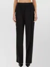 Helmut Lang Tapered Wool Twill Straight Leg Pants