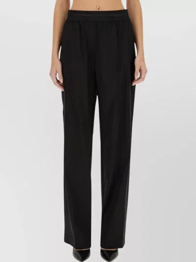 HELMUT LANG STRAIGHT LEG PANTS ELASTIC WAISTBAND
