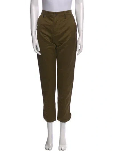 Pre-owned Helmut Lang Straight Leg Pants In Green