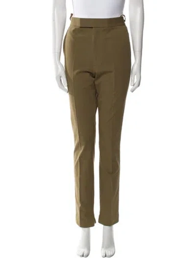 Pre-owned Helmut Lang Straight Leg Pants In Green