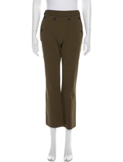 Pre-owned Helmut Lang Straight Leg Pants In Green