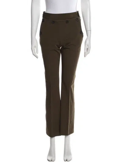 Pre-owned Helmut Lang Straight Leg Pants In Green
