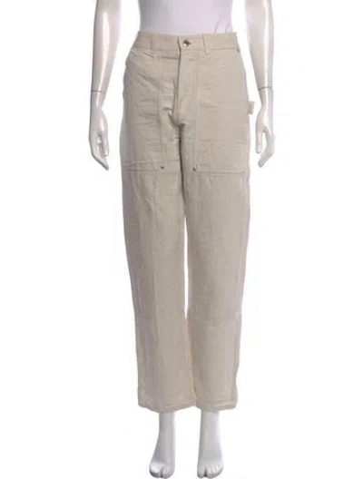 Pre-owned Helmut Lang Straight Leg Pants In Neutrals