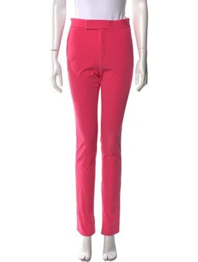 Pre-owned Helmut Lang Straight Leg Pants In Pink