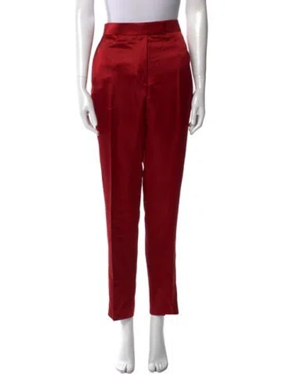 Pre-owned Helmut Lang Straight Leg Pants In Red
