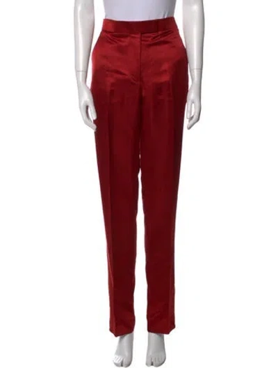 Pre-owned Helmut Lang Straight Leg Pants In Red
