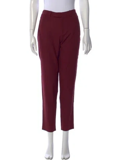 Pre-owned Helmut Lang Straight Leg Pants In Red