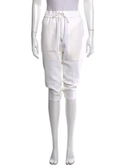 Pre-owned Helmut Lang Straight Leg Pants In White