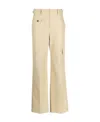 Helmut Lang Straight-leg Utility Trousers In Nude