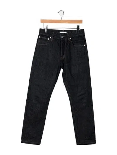 Pre-owned Helmut Lang Straight-leg Jeans In Black