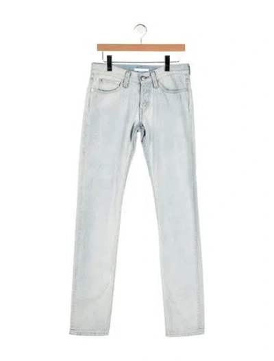 Pre-owned Helmut Lang Straight-leg Jeans In Blue