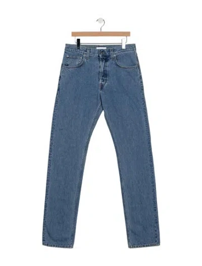 Pre-owned Helmut Lang Straight-leg Jeans In Blue