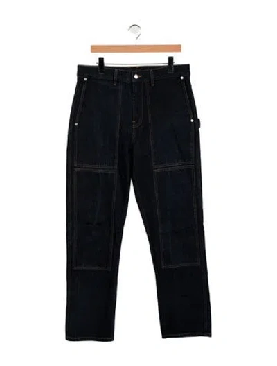 Pre-owned Helmut Lang Straight-leg Jeans In Blue