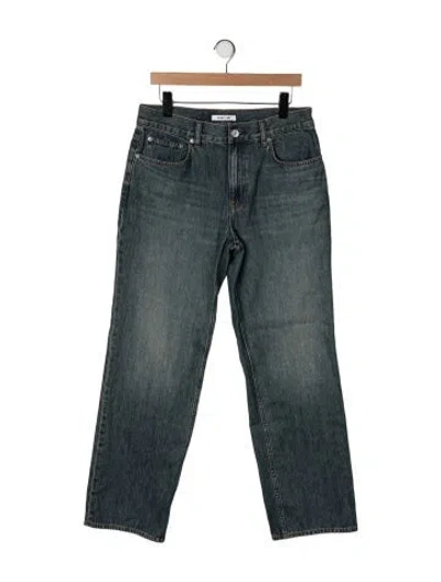 Pre-owned Helmut Lang Straight-leg Jeans In Green