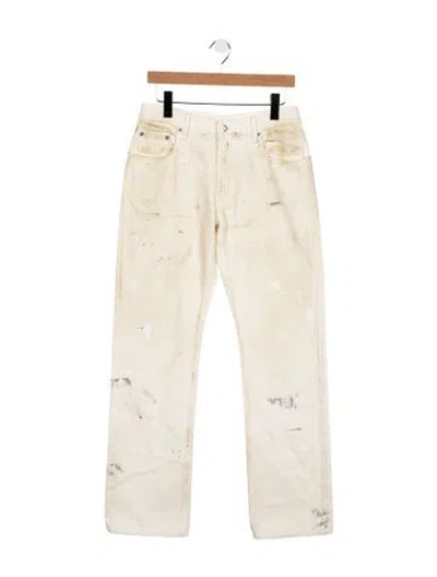 Pre-owned Helmut Lang Straight-leg Jeans In Neutral