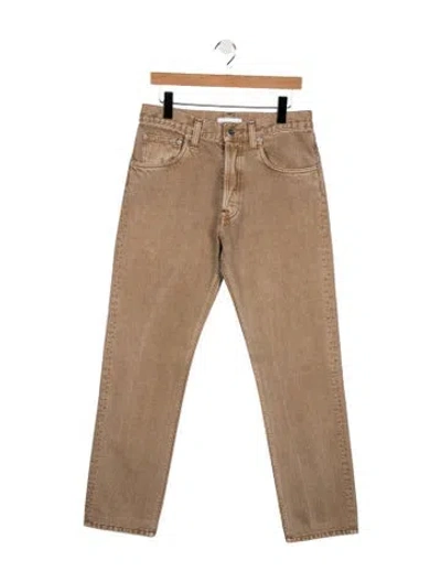 Pre-owned Helmut Lang Straight-leg Jeans In Neutral