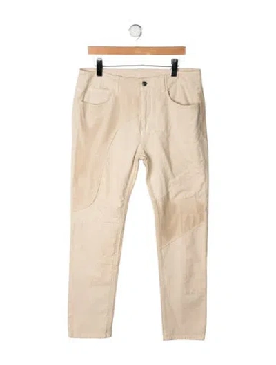 Pre-owned Helmut Lang Straight-leg Jeans In Neutrals