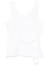 Helmut Lang Strap-detailing Tank Top In White